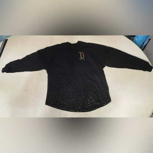 Disney Sweaters - Disneyland Black and Gold Sparkle Spirit Jersey